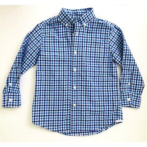 NWOT JCrew Crewcuts Blue and White Button Down Shirt, Boys Size 4-5